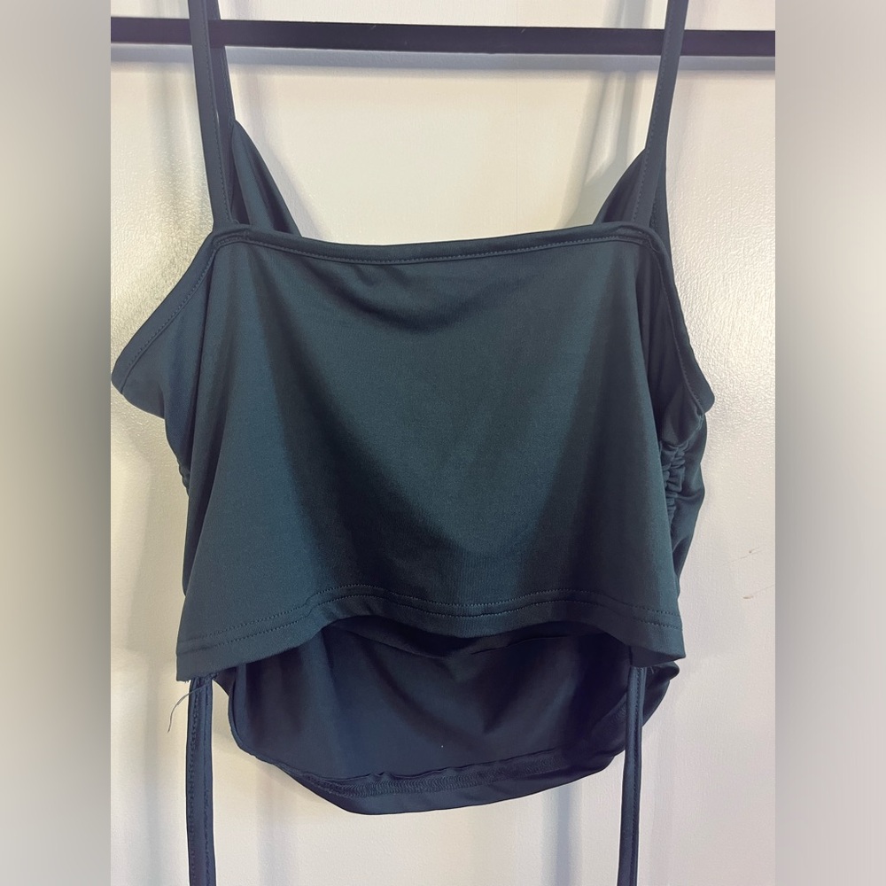 SHEIN Ruched / Drawstring Cropped Tank Top - Picture 6 of 7
